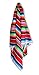 Del Mex (TM) X-Large Mexican Serape Blanket Red (82