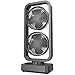 OPOLAR Portable Battery Operated Desk Fan with Superpower Battery (10000mAh), Cordless Rechargeable USB Camping Fan with Fast Air Circulation, 6-24 Hours, 10W Fast Charging, Aesthetic Design - 16Inch