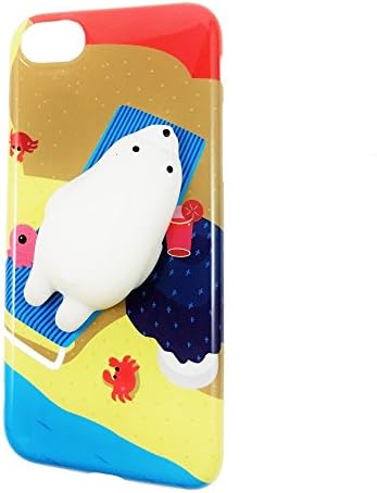 KAMELI Squishy Bear Cell Phone Case For IPhone 7 With Slow Rising Foam Stress Relief Toy