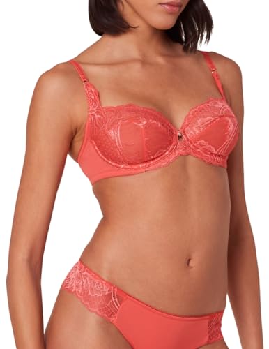Triumph Womens Wild Peony Florale W, Bikini top, Deep Blush