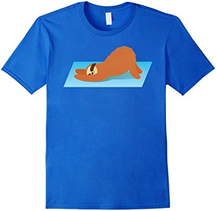 Mens Sleeping Sloth In Yoga Pose | Cool T-Shirt For A Yogi XL Royal Blue