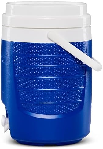 Dispensador de Bebidas Sport 2 Gallon 7,6 L – Enfriador Aislado para Deporte, Camping & Exterior – Depósito Resistente con Grifo, Majestic Blue, fácil de Limpiar