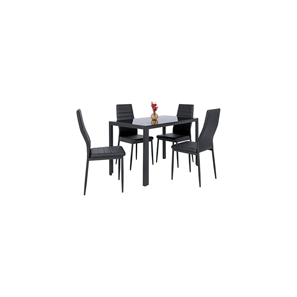 Best Choice Products 5Piece Kitchen Dining Table Set for Dining Room