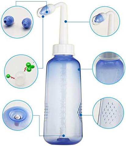 canghai 300ML Nasal Nose Wash Bottle Cleaner Irrigator for Adult Allergic Rhinitis Treatment Nose Care