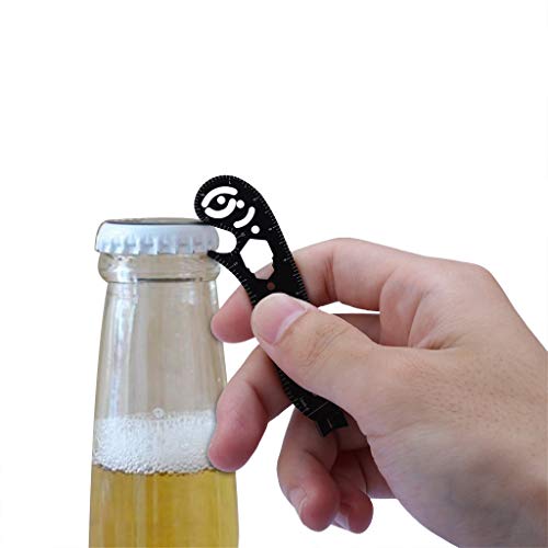 Sinwo Multi-Function Drawing Tool,EDC Stationery The is All in One Drawing Tool Versatile Utensil Drafting Kits (Black)