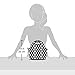 BUILT Gourmet Getaway Mini Snack Tote, One Size, Black and White Dots
