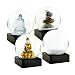 CoolSnowGlobes Buddha Mini Set of Four Snow Globes