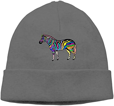 Pattern colorful Zebra Animal Fashion Cap Hip-Hop Hedges Knit Hats