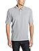 Hanes mens X-Temp Performance Polo Shirt,Light Steel,Large