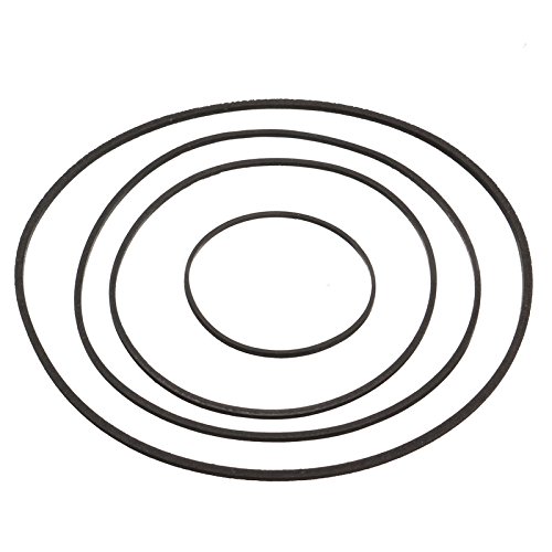 image for LTKJ 100PCS 40-135mm Mix Square Cassette Tape Machine Belt Common Belt