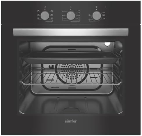 Simfer Built In Electric Oven 60 cm, 6 Functions, 104 Liters, Fan ...