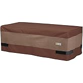DUCKCOVERS Ultimate Waterproof 47 Inch Rectangular Patio Coffee Table Cover, Outdoor Ottoman Cover