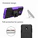 Samsung Galaxy J7 Refine Case - Shockproof Protective with Kickstand for J7 2018, J737V, J737T (Purple)