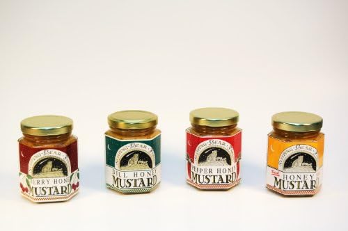 Honey Mustard Gift Box Sampler with Three Flavors of Authentic Sweet and Spicy Dusseldorf Mustard