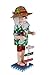 Clever Creations Summer Santa 14 Inch Traditional Wooden Nutcracker, Festive Christmas Décor for Shelves and Tables