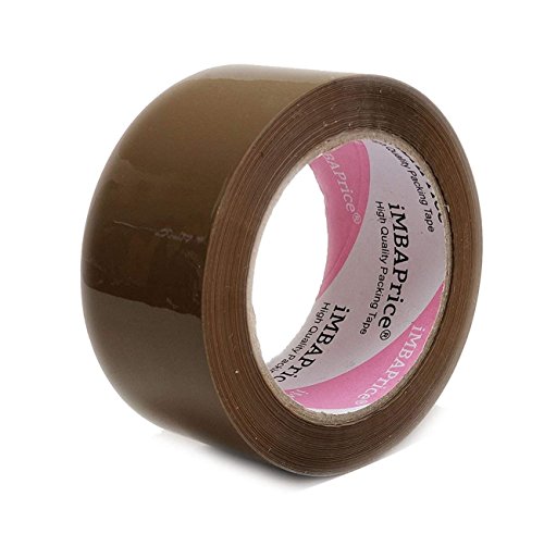 image for iMBAPrice - 2-inches x 110 Yards, Pack of 36 Tan/Brown Color Packing S