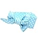 American Trends Baby Girl Big Bow Elastic Headbands Cute Turban Hairband (FBA)(I-9 Pairs-Mix Color)