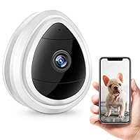 Home Security Camera, WiFi Wireless Security Smart IP Camera Surveillance System Remote Monitoring with Motion Email Alert/Remote Monitoring for Pet Baby Elder Pet Nanny Monitor, (White)