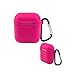 Tutor AirPods Silicone Case Shock Proof Protecitive Cover and Anti-lost Strap and Headphone Case for Apple AirPods(Prink)