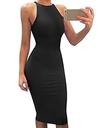 Beagimeg, vestido de fiesta para mujer con tirantes de espagueti y cuello en O