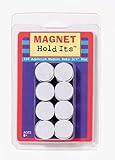 3/4" Diameter Adhesive-Backed Magnet Dots; 100 per