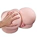 Male Masturbator Doll Sexgene 3D Silicone Realistic Masturbator Doll with Pussy Vagina Anal Ass Sex Toys for Men Lifelike Male Masturbation Suction Cup with 2 Hole (22.04lb)