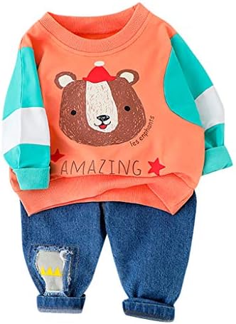 Ruji ルジ 毎日激安特売で 営業中です 子供服 男の子 パジャマ キッズ 車柄 くま柄 可愛い 動物柄 ベビー服 上下セット 長袖 冬 Tシャツ お出かけ 90 綿 ルームウエア ボーイズ 春秋 100 130 柔らかい 1 ロングパンツ パンツ 赤ちゃん服 肌着