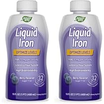 Amazon.com: Nature's Way Liquid Iron, Provides Daily Value of Iron ...