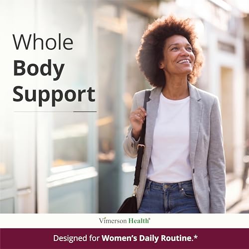 Vimerson Health Multivitamin for Women: Methylated B Vitamins, Chelated Minerals and Bioavailable D3 for Focus and Energy Support – Daily Womens Multivitamins and Multiminerals – 60 Capsules