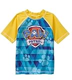 Paw Patrol Toddler Boy Short Sleeve Swimwear Rashguard Top Shirt