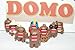 Domo Figure Charms Toy Mega Collection of 100 Featuring 8 Fun Domo Characters Including Devil Domo, Bling Domo and Godzilla Domo