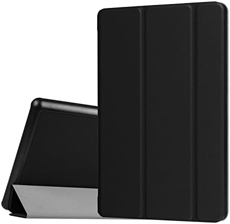 Walle Shop All-New Fire 7 Tablet Case Slim Fit Lightweight Fold Stand Smart with Auto Wake / Sleep Featured for the New Fire 7 (7th Gen, 2017 release Only) ,black