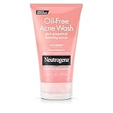 Neutrogena Oil-Free Acne Wash Foaming Scrub, Pink Grapefruit, 4.2 Ounce (Pack of 3)