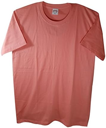 TUI D TSHIRT SIZE L ROUND-NECK SHORT-SLEEVE COLOR TEE Blank T-shirt (ROSE PINK)