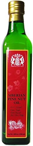 Organic, 100% Pine Nut Oil. 18 Fl. Oz. (500 Ml) Extra Virgin, Cold-pressed, Fresh Inventory Only, Made in Siberia, Russia. The Oil is Shipped from Refrigerated Warehouses in MI, USA. Flat Rate 5$.