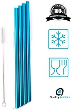 Metal Straws (Turquoise)