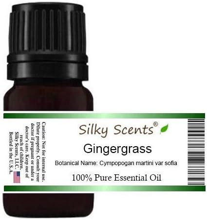 Gingergrass Essential Oil (Cympopogan Martini VAR Sofia) 100% Pure Therapeutic Grade - 5 ML