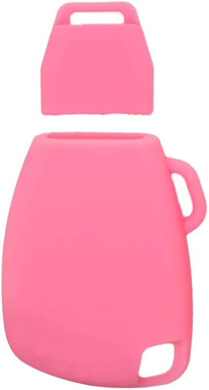 BROVACS Silicone Cover Protector Case Holder Skin Jacket Compatible with MERCEDES BENZ 3 Button Smart Remote Key Fob CV4956 Pink - Image 3