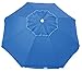 Rio Beach 6 1/2' Integrated Sand Anchor Umbrella, Blue