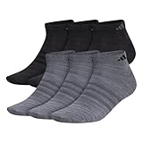 adidas Men's Superlite Low Cut Socks (6-Pair), Onix