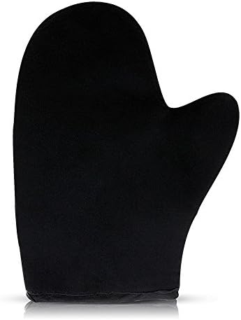 Yartar Deluxe Velvet Self Tan Mitt Double Sided Reusable Fake Tan Self Tanning Applicator Mitten Glove - Long Lasting, Streak Free, Soft Touch - Perfect for Lotion Mousse Cream Spray and Tinted Moisturizers