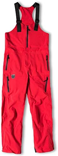 Chamonix Backside Bib Snowboard Pants Red Mens Sz L