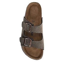 CUSHIONAIRE Women's Lane Cork footbed Sandal with