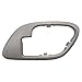 AutoandArt Brock Replacement Passengers Inside Inner Gray Door Handle Trim Bezel Compatible with 1995-2002 C/K Old Body Style Pickup Truck 15708080
