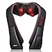 Electric Massager, ATMOKO 3D Shiatsu Neck & Shoulder Massager with Heating & Vibration Function, for Shoulders, Neck, Back, Waist, Legs, Arms, Soles, Relieve Muscle Pain