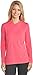 Coolibar UPF 50+ Women's V-Neck T-Shirt - Sun Protective (Medium- Bright Coral)