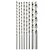 8 Pcs 200mm Extra Long Twist Drill Bits for Steel Straight Shank Tool Sets Wood Plastic and Aluminum, Plastic, Jewelry 2mm - 7mm