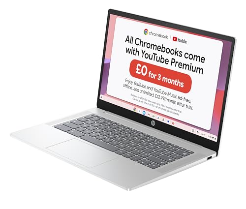 Hp Chromebook 14&Quot; | Intel N100 Processor | 8 Gb Ram | 128 Gb Flash Storage | Intel Uhd Graphics | Fhd Display | Up To 12.25 Hours Battery | Chrome Os | Dual Speakers | Glacier Silver | 14A-Nf0003Sa - View 15