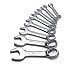 TEKTON 1918 Stubby Combination Wrench Set, SAE, 8-Piece
