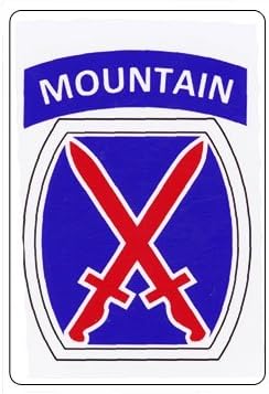 Vintage Ski World10th Mountain Division Logo Magnet